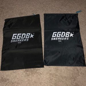 2 Golden Goose shoe storage bags